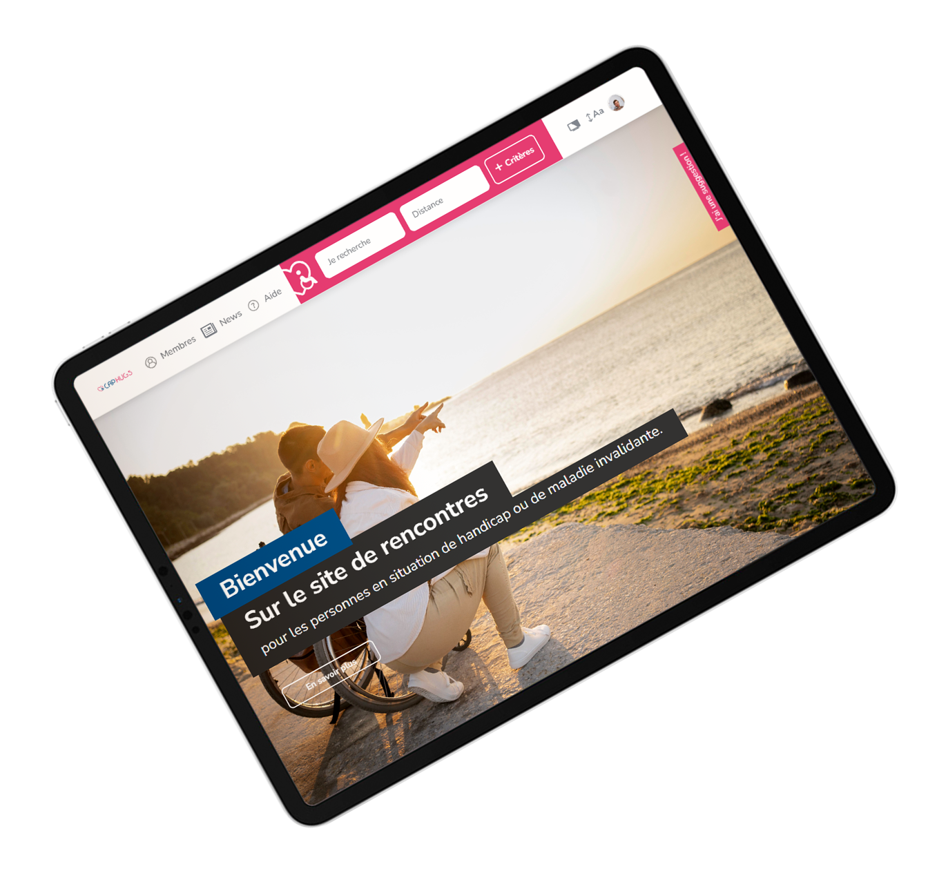 Cap Hugs sur tous vos appareils